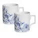 Blue Onion "Style" Cobalt Blue Mug Set