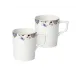 Noble Blue Mug Set Rim Of Onion Elements