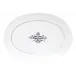 Noble Blue Platter Double Leaf