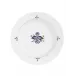 Noble Blue Soup Plate Double Leaf