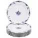 Noble Blue Service Plate Set Rim Of Onion Elements