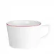 Noble Blue Red Rim Cappuccino Cup