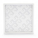 Royal Palace White with Grey Contour Platter 17 X 17 cm