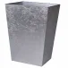 EOS Silver Leaf  Straight Wastebasket + Liner (8.75"L x 7"W x 11.5"H)