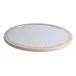 Foret/Distressed Matte Taupe/Gold Oval Vanity Tray w. Mirror (16"L X 13"W)