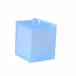 Ice Frosted Sky Lucite  Container (4"W x 5.25"H)