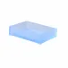 Ice Frosted Sky Lucite  Soap Dish (4.25"W x 5.5"L x 1.5"H)