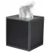 Le Mans Graphite  Square Tissue Holder (5.75"L x 5.25"W x 6"H)