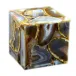 Taj Premium Gemstone Agate  Square Container (4"L x 4"W x 4"H)