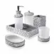 Ambrosia White Quartz/Silver Bath Accessories