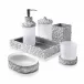 Ambrosia White Quartz/Silver Bath Accessories