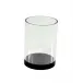 Ice Black Lucite  Tumbler (3"W x 4.5"H)