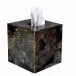 Taj Gemstone Labradorite  Square Tissue Holder (5.75"L x 5.75"W x 6"H)