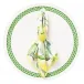 June Green Set of 4 Placemats 16 in Round