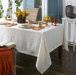 Lisbon White Tablecloth 66 x 180 in