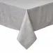 Lisbon Light Gray Stain-Resistant Damask Table Linens