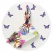 Mayfair Purple Set of 4 Placemats 16 in Round