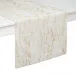 Mimi White and Gold Table Linens