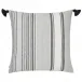 Ombre Black and White Pillow 22 x 22 in