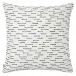Ombre Black and White Pillow 22 x 22 in
