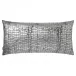 Terra Gray Metallic Pillow 12 x 24 in