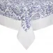 Santorini Blue and White Tablecloth 70 in Round