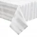 Seville White and Silver Table Linens