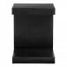 Zio Side Accent Table Black Oak