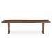 Lila Brown Dining Bench Small