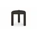 Jack Brushed Dark Brown Side Table
