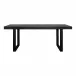 Jedrik Large Outdoor Dining Table Black