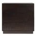 Denman 3 Drawer Nightstand Dark Brown