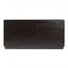 Denman 6 Drawer Dresser Dark Brown