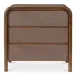 Rye 3 Drawer Nightstand Warm Brown