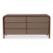 Rye 6 Drawer Dresser Warm Brown