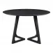 Godenza Round Dining Table Black