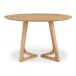 Godenza Round Dining Table Oak