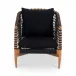 Kuna Outdoor Lounge Chair Black