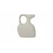 Vila Cream White Sculptural Vessel