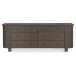 Loren Dark Brown 6 Drawer Dresser
