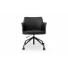 Morris PVC Black Office Chair