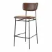 Sailor Bar Stool Dark Brown