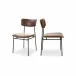 Sailor Dining Chair Dark Brown - Set Of Two