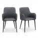 Cantata Dining Chair Slate Vegan Leather - Set of Two