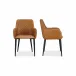 Cantata Dining Chair Tawny Vegan Leather - Set Of Two