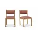 Villetta Deep Pink Dining Chair Set of Two