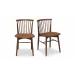 Marley Walnut Dining Chair Set of Two