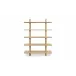 Casey Rustic Oak Bookcase Large