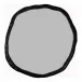 Foundry Large Round Mirror Black