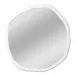 Foundry Large Round Mirror White